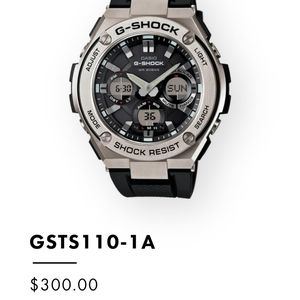 Steel G Shock Men's Watch Solar Powered